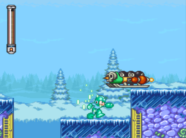 Mega Man 7 screenshot - Freeze Man